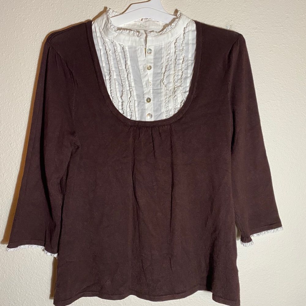 Notations Layered‎ Sweater - Picture 9 of 9